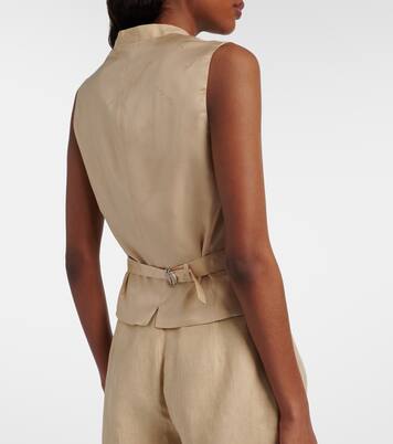 Jaiden linen vest | Ralph Lauren Collection