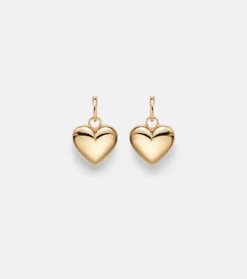 Ohrringe Puffy Heart aus 14kt Gelbgold  | Roxanne First