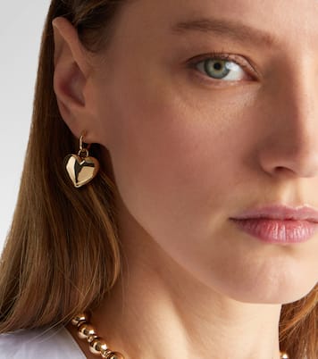 Ohrringe Puffy Heart aus 14kt Gelbgold  | Roxanne First