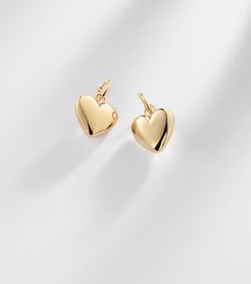Ohrringe Puffy Heart aus 14kt Gelbgold  | Roxanne First