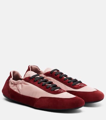 Sneakers Collapse aus Re-Nylon und Veloursleder | Prada
