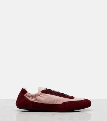 Sneakers Collapse aus Re-Nylon und Veloursleder | Prada