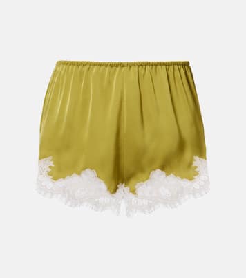 Shorts Norden in satin con pizzo | Faithfull