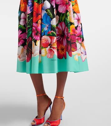Midikleid aus Baumwolle | Dolce&Gabbana