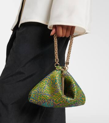Callie Small brocade tote bag | Jimmy Choo