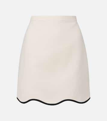 Crepe Couture scalloped miniskirt | Valentino