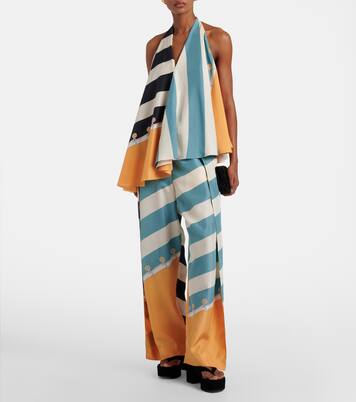 Sandalen aus Veloursleder | Gianvito Rossi