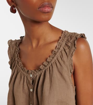 Tana linen top | Velvet