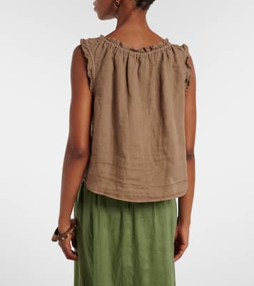 Tana linen top | Velvet