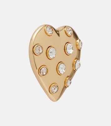 Crystal-embellished earrings | Self-Portrait