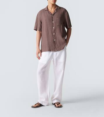 Linen bowling shirt | Fedeli