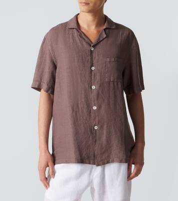 Linen bowling shirt | Fedeli