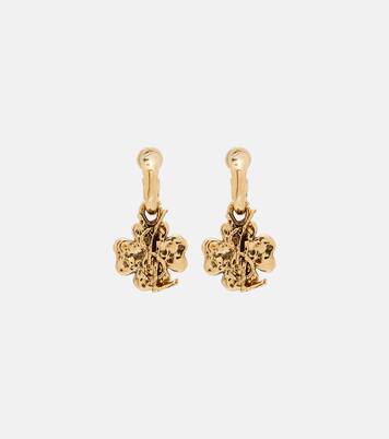 Cassandre Lucky Charm drop earrings | Saint Laurent