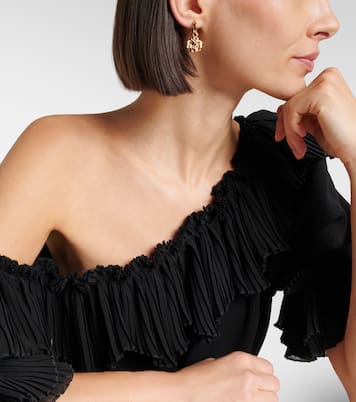 Cassandre Lucky Charm drop earrings | Saint Laurent