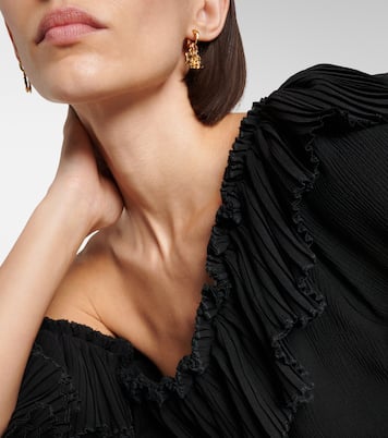 Cassandre Lucky Charm drop earrings | Saint Laurent