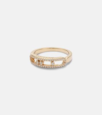 Anillo Baby Move de oro de 18 ct con diamantes | Messika