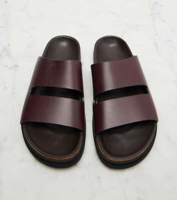 Band leather slides | The Row