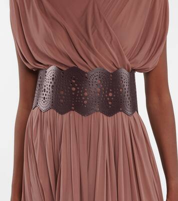 皮革束腹腰带 | Alaïa