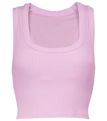 Stretch-jersey crop top | The Upside