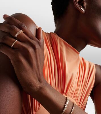 Fireworks 18kt gold ring with diamonds | Suzanne Kalan