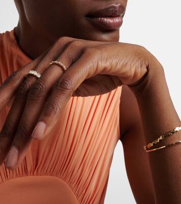 Fireworks 18kt gold ring with diamonds | Suzanne Kalan