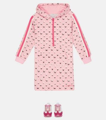 Robe à capuche imprimée | Marc Jacobs Kids