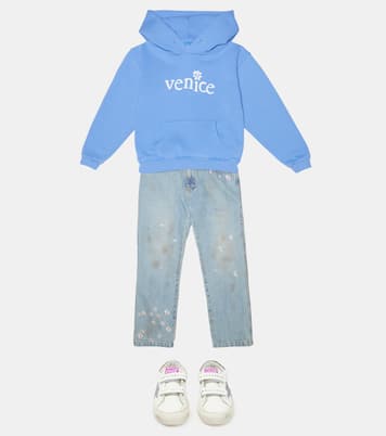 Printed jersey hoodie | ERL Kids