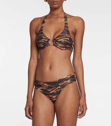 Culotte de bikini Brussels à motif tigré | Melissa Odabash