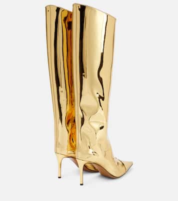 Alex 85 metallic knee-high boots | Alexandre Vauthier