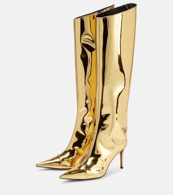 Alex 85 metallic knee-high boots | Alexandre Vauthier