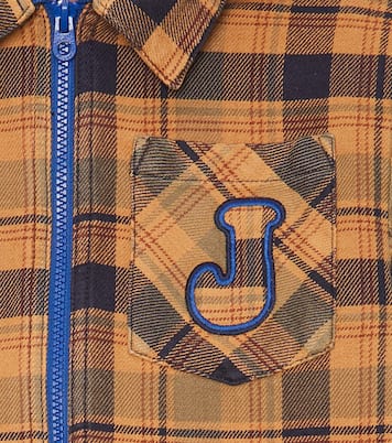 Checked hooded jacket | Marc Jacobs Kids