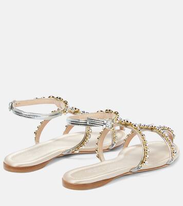 Maharani embellished leather sandals | Giambattista Valli