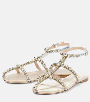 Maharani embellished leather sandals | Giambattista Valli