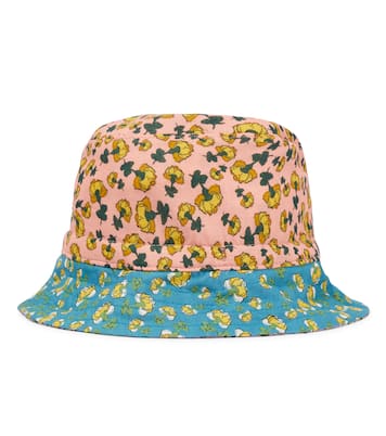 Reversible cotton bucket hat | Zimmermann Kids