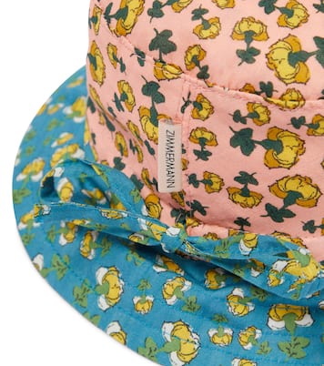 Reversible cotton bucket hat | Zimmermann Kids