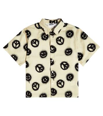 Printed cotton bowling shirt | Molo