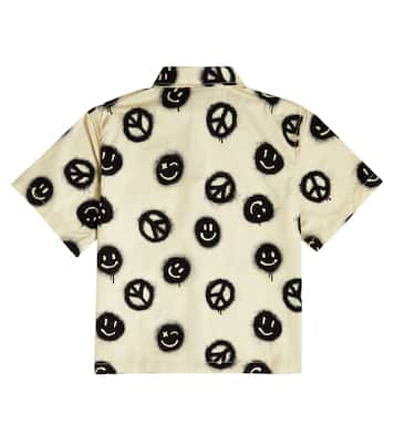 Printed cotton bowling shirt | Molo
