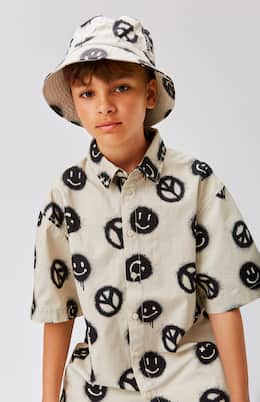 Printed cotton bowling shirt | Molo