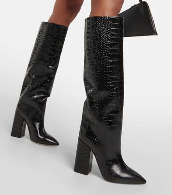 Anja leather knee-high boots | Paris Texas