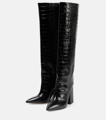 Anja leather knee-high boots | Paris Texas