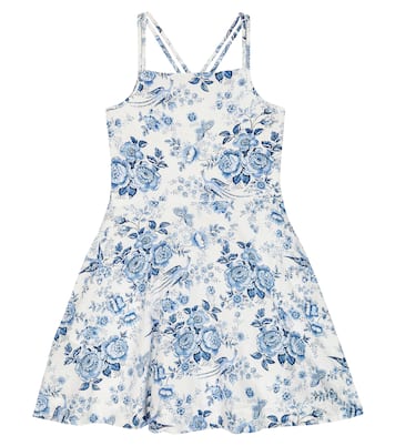 Floral linen and cotton dress | Polo Ralph Lauren Kids