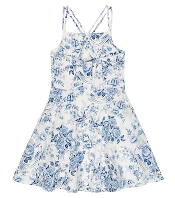 Floral linen and cotton dress | Polo Ralph Lauren Kids