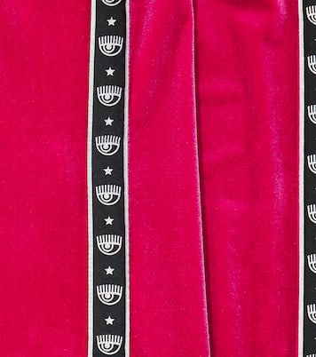 x Chiara Ferragni velvet pants | Monnalisa