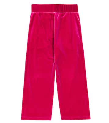 x Chiara Ferragni velvet pants | Monnalisa