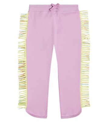Pantalones deportivos en jersey de algodón | Stella McCartney Kids