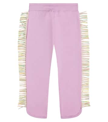 Pantalones deportivos en jersey de algodón | Stella McCartney Kids