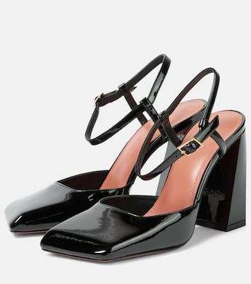 Charlotte 95 patent leather pumps | Amina Muaddi