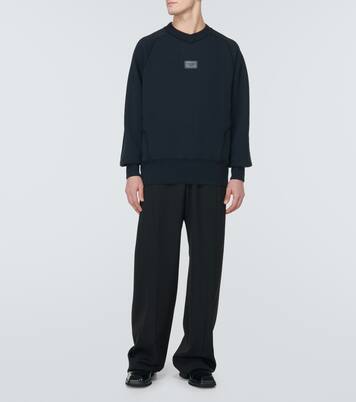 Logo cotton jersey sweatshirt | Dolce&Gabbana