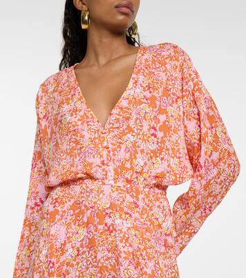 Bedrucktes Maxikleid Ilona | Poupette St Barth