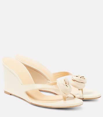 Wedge-Sandalen aus Leder | Magda Butrym